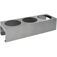 Schneider - Ständer für Druckknopf-Dosierspender, Edelstahl, 400 x 130 x 100 mm