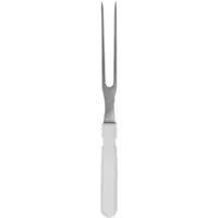 Schneider - Wurstgabel, weiß, 245 x 16 mm, Klingenlänge: 95 mm, Griff (weiß)