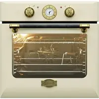 Kaiser EH 6432 ElfBE Eco - Retro Einbaubackofen 68L Drehspieß Selbstreinigung Pizzafunktion 60 cm