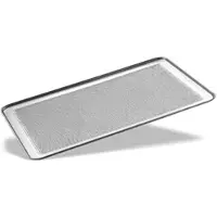 Worldmai professionelles perforiertes Backblech-Aluminium 60x40 für Bäckerei, Konditorei und Catering.