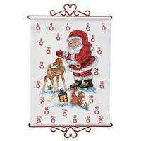 Buttinette Adventskalender "Nikolaus mit Reh", 32 x 43 cm