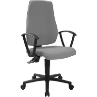 Topstar Bürostuhl MAXX 500 M500RG23 Stoff grau Gestell schwarz