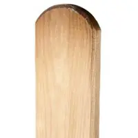 Meingartenversand.de Zaunlatte Standard 100cm - Holzzaun Latte im 25er Set - Zaun Holzlatten aus druckimprägniertem Kiefer - oben halbrunde Holzlatten für Gartenzaun