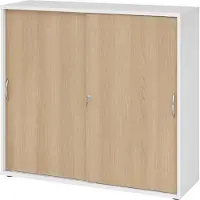 Bümö Schiebetürenschrank office - 3 Ordnerhöhen