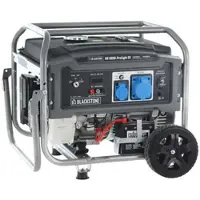 Blackstone BG 6050 - Benzin-Stromerzeuger mit Räder mit AVR-Regelung und Elektrostarter 4.3 kW - Dauerleistung 4 kW - 230V