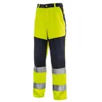 TeXXor Warnschutz Bundhose ROCHESTER, gelb/marine 4356 , 1 Stück, Größe: 28