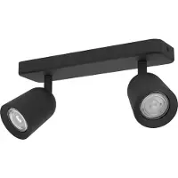 Eglo Aufputz-Spot Camaldoli 2-flammig schwarz