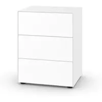 Piure Nex Pur Box Beistell 3-fach Schubkasten 60 x 48 x 75 cm White