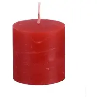 Kopschitz Kerzen durchgefärbte Rustica Stumpenkerzen rot 200/70 mm, 1 Stück, Rustik Kerzen