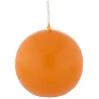 Kopschitz Kerzen Kugelkerzen Mandarin Orange, Ø 40 mm, 12 Stück, dt. Kerzen in RAL Kerzenqualität, Kein rußen und tropfen