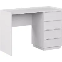 Vicco Schreibtisch Viktoria Weiß 110 x 45 cm mit 4 Schubladen, Model 59323