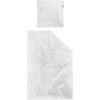 Irisette Premium Jacquard Bettwäsche Rio 8643 155x220 cm + 80x80 cm weiss