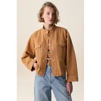 Sissy-Boy Jacke Mit Aufgenähten Taschen - Braun | Größe: L