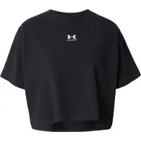 Under Armour Rival Boxy Tee Solid black white (001) S