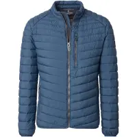 Casamoda Herren Outdoor-Steppjacke Stehkragen Zipper Blau 5XL