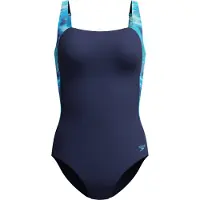 Speedo Lunalustre Printed Shaping Badanzug Damen 50