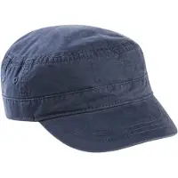 Camel active Military Cap aus reiner Baumwolle in Dunkelblau | Gr.: onesize