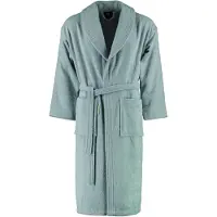 Rhomtuft Bademäntel unisex Schalkragen Sir & Lady kiesel - 85 in kiesel - 85 | Gr.: L