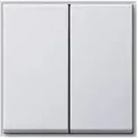 GIRA Giersiepen GIRA 029566 Wippe 2fach TX_44 WG UP Reinweiß