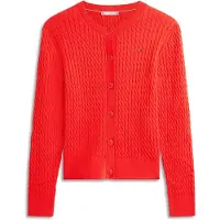 Tommy Hilfiger Strickjacke WW0WW43329 Rot Regular Fit