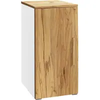Hasena Kommode Unito Weiß mit Wildbuche-Front zerlegt, zerlegt (zum Selbstaufbau) 45x50x86 cm – Selezione