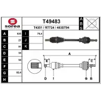EAI Antriebswelle T49483