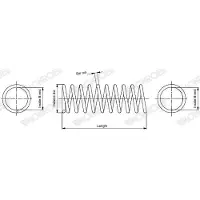 Monroe Fahrwerksfeder SPRINGS SP5147