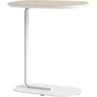 Muuto Relate Beistelltisch, 60,5 cm, eiche laminat / off white