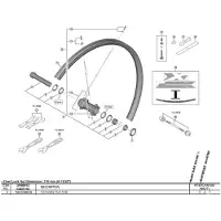 Shimano Nabenachse komplett WH-M8000-TL-F15-B-29