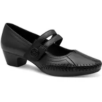 Jana Pumps, Absatz bis 25 mm in schwarz, Gr. 42