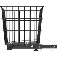 Vevor Elektromobil Hinterkorb, 39x30x30 cm, Gepäckkorb Seniorenmobil, funktioniert mit 2,54 cm Empfänger, faltbarer Metalldrahtkorb, kompatibel mit den meisten Mobilitätsrollern Mobilitätshilfe