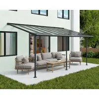 Canopia Terrassendach "Sierra Alu Terrassenüberdachung", einfache DIY Montage