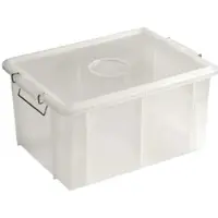 GIGANPLAST Schachtel mit transparentem Deckel, 40 x 30 x 22 cm