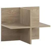 Proregal Möbelpartner Regalkreuz Swan | HxBxT 38x48x33cm | Eiche/Weiß | Büroschrank von