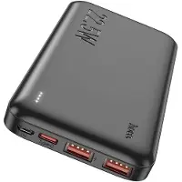Hoco J101, 10000mAh, 22.5W, QC + PD, Schwarz