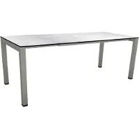 Stern Classic Ausziehtisch Aluminium/Silverstar