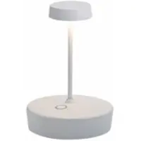 Zafferano Swap mini pro LED Tischleuchte, wiederaufladbar und dimmbar, weiß, 2200-2700-3000K, 2W, Aluminium, IP65