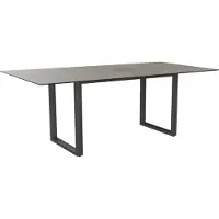Stern Kufentisch Aluminium/Silverstar