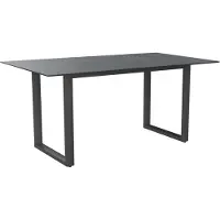 Stern - Kufentisch - 160 x 90 cm Silverstar 2.0 - Zement Aluminium Graphit