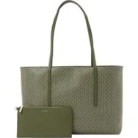Calvin Klein Emblem Aop Tote Olivine Aop Größe: OS | Tote Bags Outlet | Damen | Grün