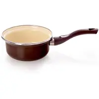 Orion BROWN Emaille-Kochtopf 14 cm, 620 ml