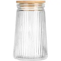 By Lille Vilde | Vorratsglas - Transparent - 1 L - Mit Deckel Und Dichtung - Küchenaufbewahrung