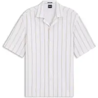 BOSS Relaxed-Fit Hemd aus gestreifter Stretch-Baumwolle Grösse XL