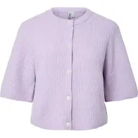 Pieces Pcsilly Kurzarm Strickjacke | Violett | M