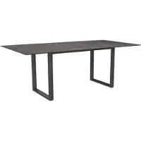 Stern Kufentisch Aluminium/Silverstar