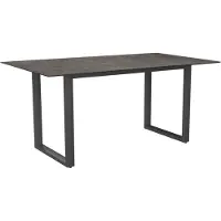 Stern Kufentisch Aluminium/Silverstar