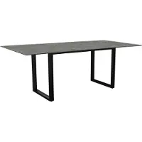 Stern Kufentisch Aluminium/Silverstar