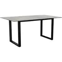 Stern Kufentisch Aluminium/Silverstar