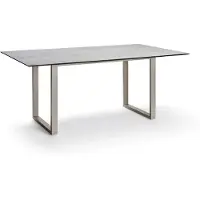 Stern Kufentisch Aluminium/Silverstar