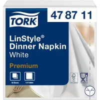 Tork Premium-Serviette Weiß LinStyle 39x39cm (700 Stück)